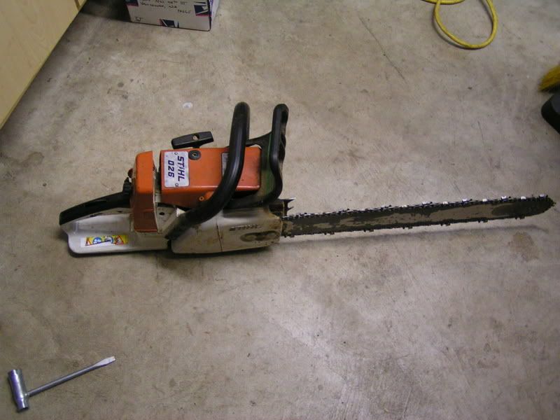 Stihl chainsaw won